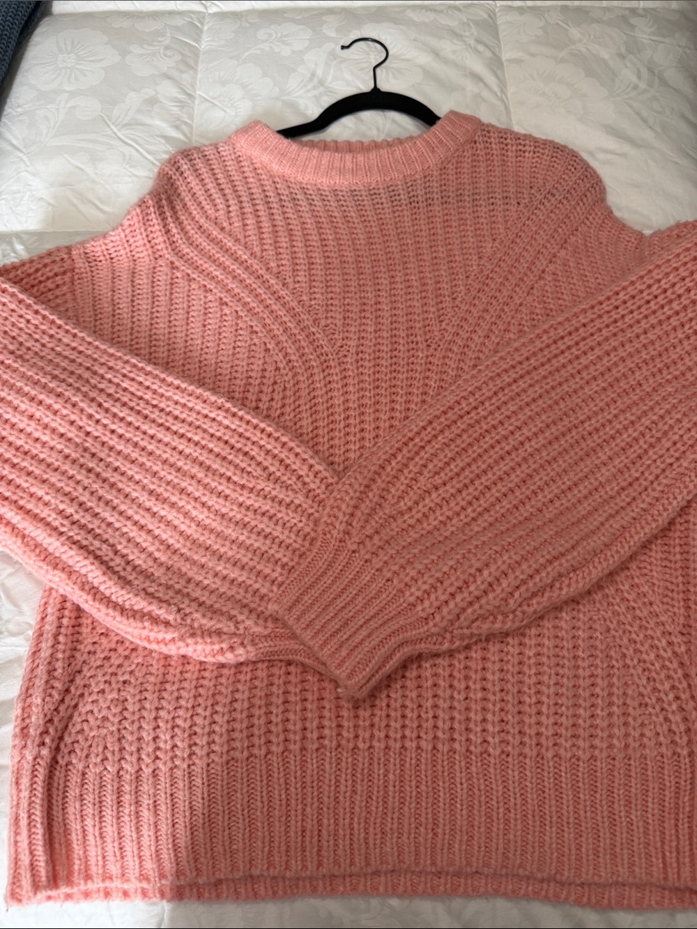 Women's Cozy Chunky Knit Sweater - Pink